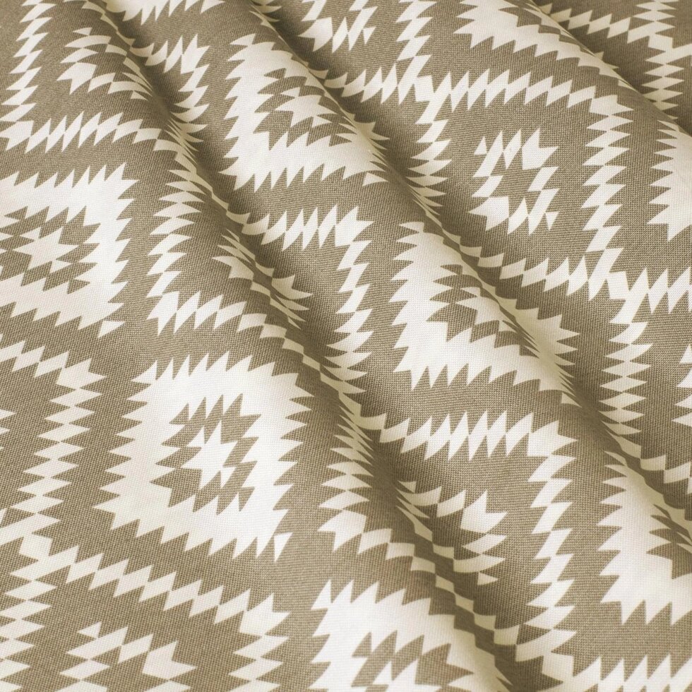 Декоративна тканина геометрія бежева Туреччина 87973v4 від компанії Салон штор Arsian Textile - фото 1