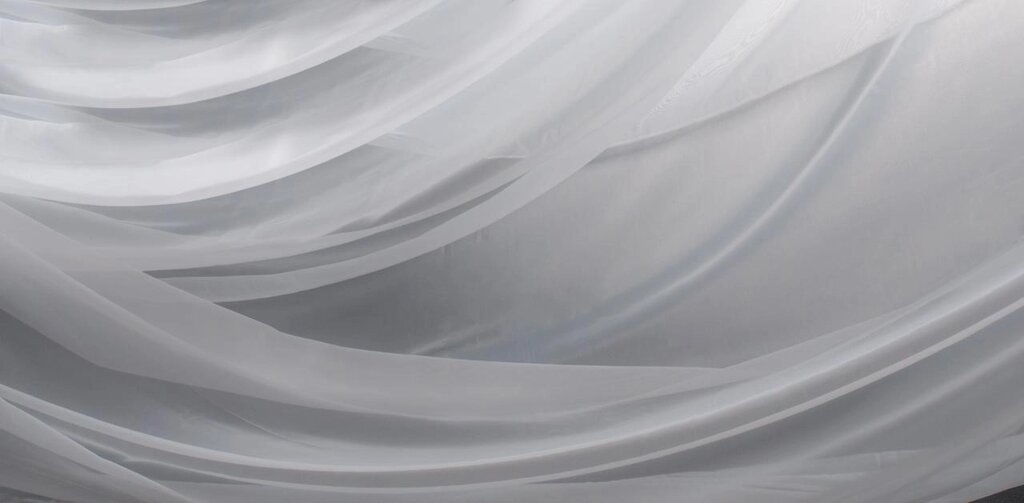 М'яка, приємна креп-вуаль добре прозорості молочного кольору 295см 87791v1 від компанії Салон штор Arsian Textile - фото 1