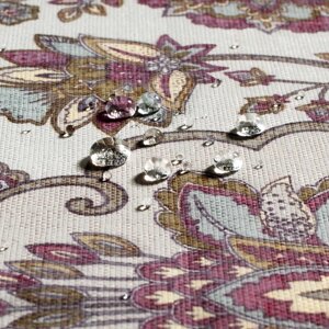 Декоративна тканина квітковий вензель бордо 180см 88271v5 в Хмельницкой области от компании Салон штор Arsian Textile