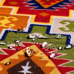 Декоративна тканина різнобарвна мозаїка тефлон 180см 88274v8 в Хмельницкой области от компании Салон штор Arsian Textile