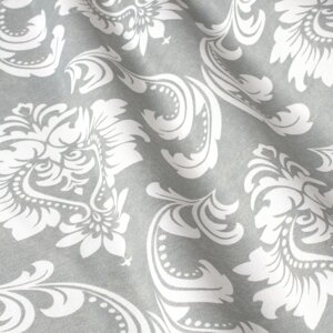Декоративна тканина вензель сірий з тефлоновим просоченням Туреччина 87840v5 в Хмельницкой области от компании Салон штор Arsian Textile