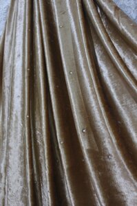 Шторы бархат золотой с камнями стразами в гостиную, спальную, зал в Хмельницкой области от компании Салон штор Arsian Textile