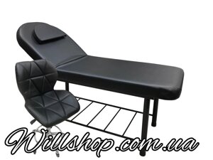 Косметологічна кушетка СН-266А + стілець майстра А-888