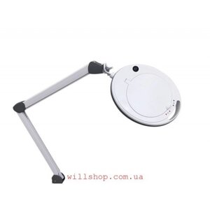 Лампа-лупа 6014 LED 3D з регулюванням яскравості 1-12W "Біле холодне і тепле світло" NEW!