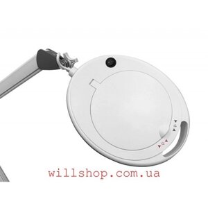 Лампа-лупа 6014 LED 5D з регулюванням яскравості 1-12W "Біле холодне і тепле світло"