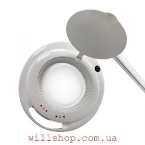Лампа-лупа 6017 LED 3D з регулюванням яскравості 1-12W "Білий холодний і теплий світ"
