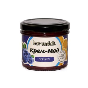 Burunduk Крем-мед зі смаком чорниці 250г.