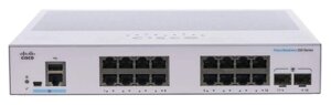 Cisco Комутатор CBS250 Smart 16-port GE, 2x1G SFP