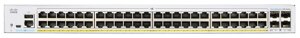 Cisco Комутатор CBS250 Smart 48-port GE, PoE, 4x10G SFP+