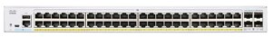 Cisco Комутатор CBS250 Smart 48-port GE, PoE, 4x1G SFP