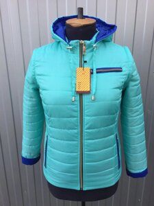 Куртка жіноча весняна модель ДК розміри від 42 до 72 м'ята