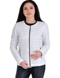 Жіноча легка куртка Альта-Мода, розміри від 42 до 66 білий