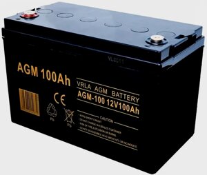 Акумулятор для безперебійників, дбж, UPS, VRLA AGM AGM-100 12V100ah