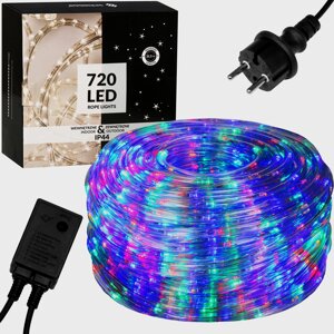 Гірлянда дюралайт вулична (зовнішня) Springos Rope Lights 30 м 720 LED CL1209 Mix