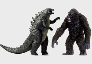 Набір фігурок Годзилла проти Кінг Конга, 17см - Godzilla vs King Kong