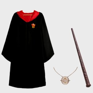 Набор волшебника Гермионы плащ, волшебная палочка (свет, звук), кулон Маховик Времени Гарри Поттер XL (176-180)