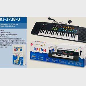 Піаніно, синтезатор з мікрофоном орган PL-3738-U