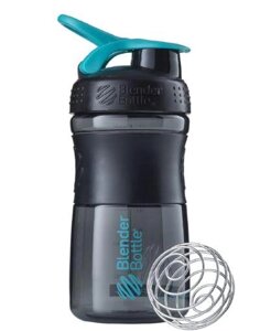 Шейкер спортивний (пляшка) BlenderBottle SportMixer Flip 20oz/590ml Black/Teal