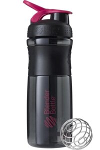 Шейкер спортивний (пляшка) BlenderBottle SportMixer Flip 28oz/820ml Black/Pink