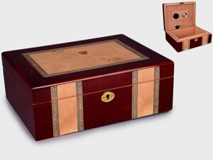 Скринька-хьюмідор для сигар з дерева Lefard 20Х21Х10 см 176-090