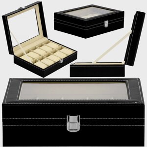 Скринька (органайзер) для зберігання годинників Springos 25 x 20 x 8 см HA1055
