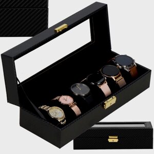 Скринька (органайзер) для зберігання годинників Springos 30 x 11 x 8 см HA1054