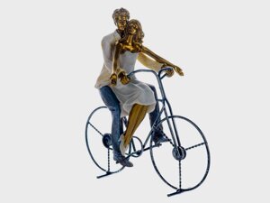 Статуетка Lefard Пара на велосипеді 26х12х26 см 192-072