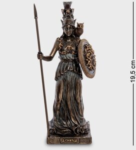 Статуетка Veronese Афіна богиня військової мудрості 19,5 х6х7 см 1906331 бронзове напилення
