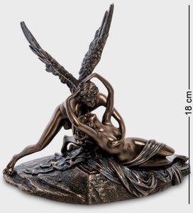 Статуетка Veronese Амур та Психея символ кохання 18х10х19 см 1906339 бронзове покриття