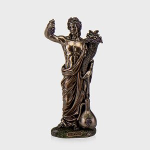 Статуетка Veronese Бог виноробства та сил землі Діоніс 32х16х10 см 76056 бронзове покриття полістоуну