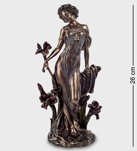 Статуетка Veronese Дама (Альфонс Муха) 26 см 1903451 полістоун покритий бронзою