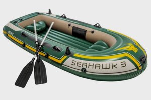 Трьохмісний надувний човен Seahawk 3 Intex 68380