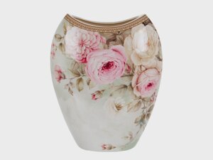 Декоративна настільна ваза Lefard Англійська троянда 25 см 1924-853 порцеляна