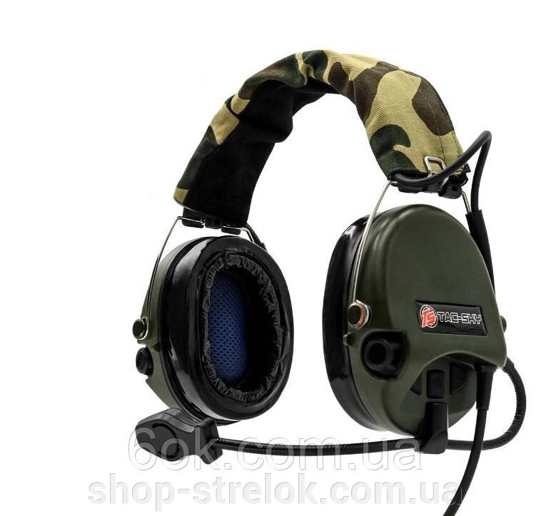 Активні навушники з гарнітурою TACTICAL-SKY MSA Sordin Headset від компанії Магазин «СТРІЛОК» - фото 1