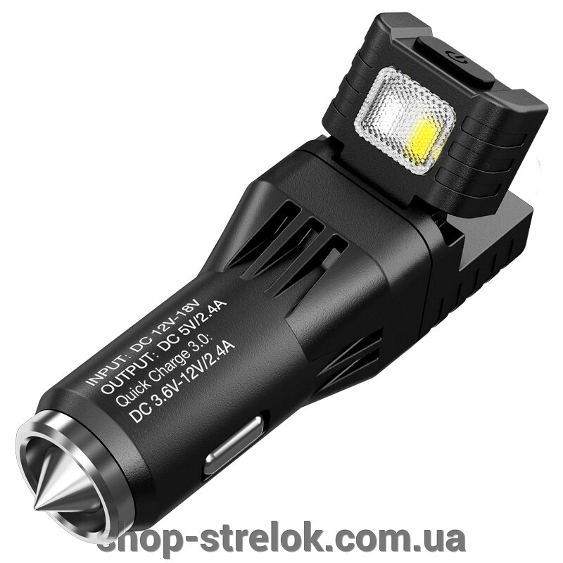 Багатофункціональний ліхтар від прикурювача і автомобільний зарядний пристрій Nitecore VCL10 від компанії Магазин «СТРІЛОК» - фото 1