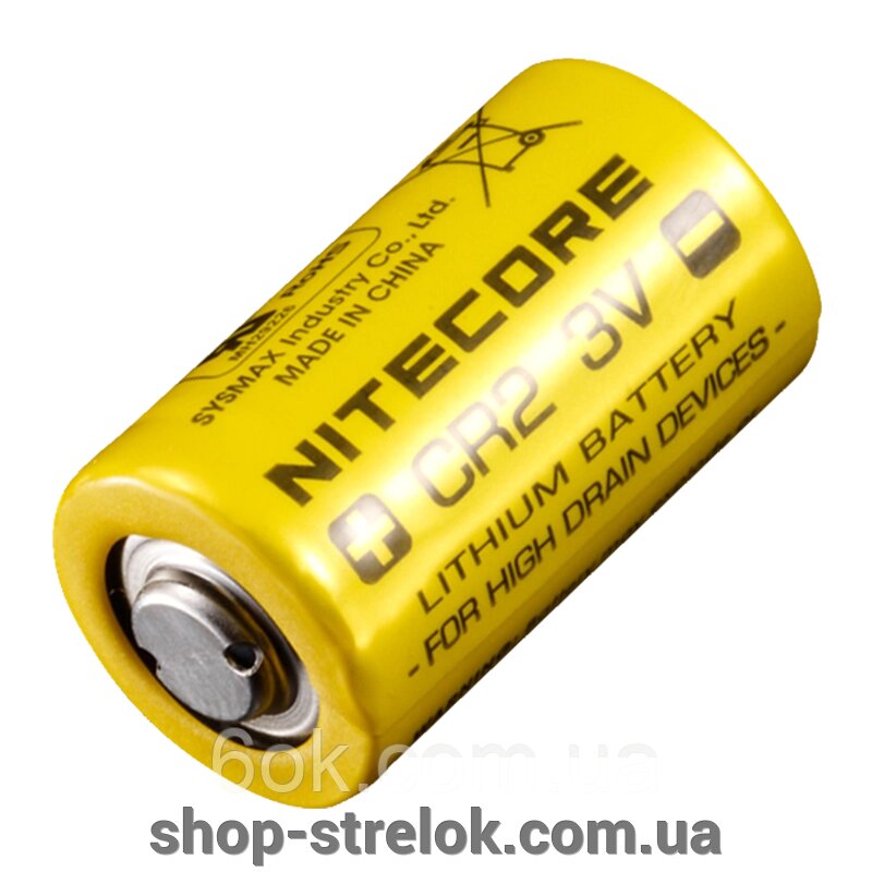 Батарейка CR2 (850mAh) Nitecore від компанії Магазин «СТРІЛОК» - фото 1