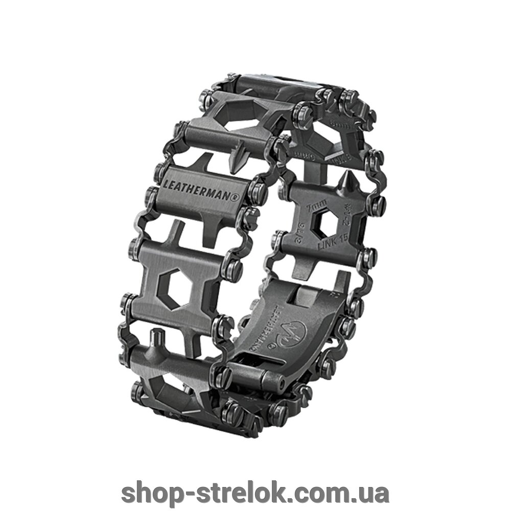 Браслет-мультитул LEATHERMAN Tread, Metric-Black DLC з автографом від компанії Магазин «СТРІЛОК» - фото 1