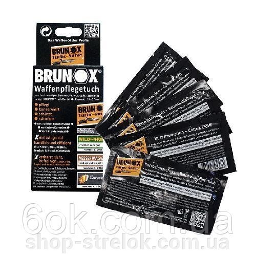 Brunox Gun Care серветки для догляду за зброєю 5шт в коробці від компанії Магазин «СТРІЛОК» - фото 1