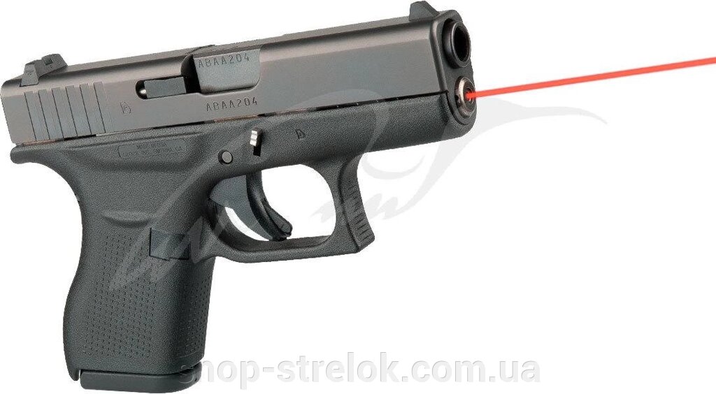 Целеуказатель LaserMax для Glock42 червоний від компанії Магазин «СТРІЛОК» - фото 1