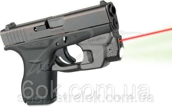 Целеуказатель LaserMax на скобу для Glock 42/ 43 з ліхтарем (червоний) від компанії Магазин «СТРІЛОК» - фото 1