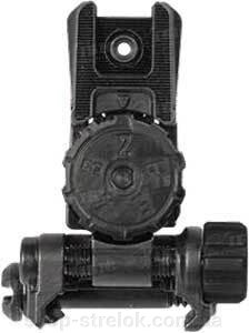 Цілик складаний Magpul MBUS Pro LR Sight регульований чорний від компанії Магазин «СТРІЛОК» - фото 1