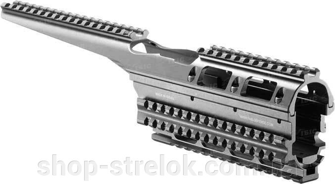 Цівка FAB Defense VFR-AK для АК47/74. Матеріал - алюміній. Колір - чорний від компанії Магазин «СТРІЛОК» - фото 1