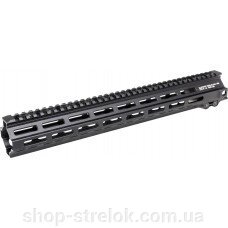 Цівка GEISSELE Super Modular Rail MK8 M-LOK 15", Super Gas Block в компл. ц: чорний від компанії Магазин «СТРІЛОК» - фото 1