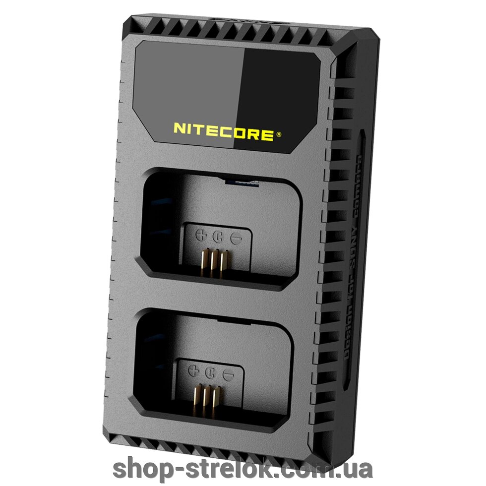 Двоканальне ЗУ Nitecore USN1 для камер Sony від компанії Магазин «СТРІЛОК» - фото 1