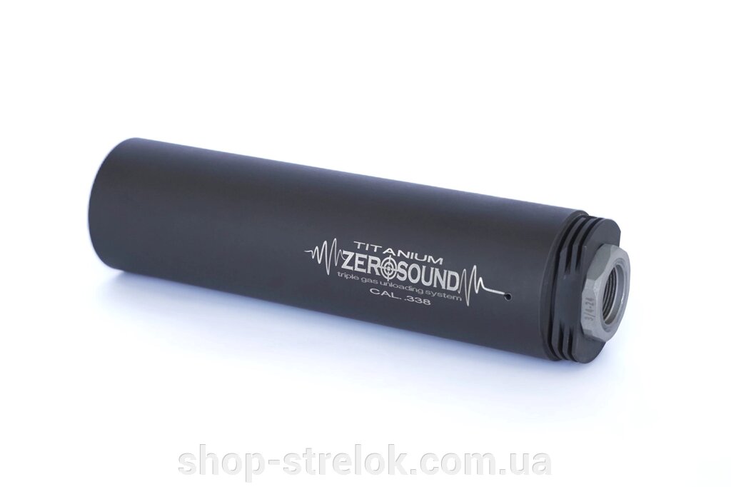 Глушитель Zerosound TITAN .338 з газорозвантажкою (тройная газоразгрузка) від компанії Магазин «СТРІЛОК» - фото 1