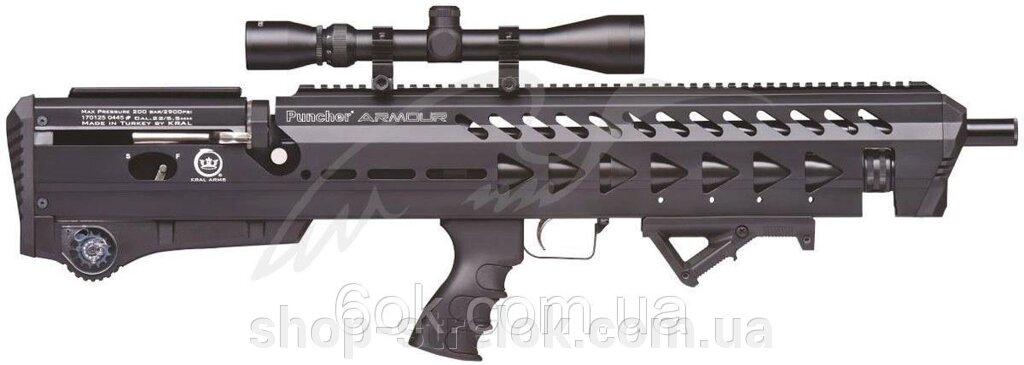 Гвинтівка пневматична Kral Puncher Armour PCP + НАСОС від компанії Магазин «СТРІЛОК» - фото 1