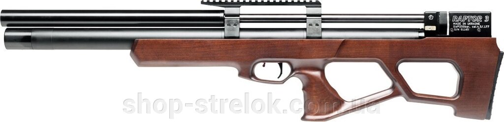 Гвинтівка пневматична Raptor 3 Long, коричневий від компанії Магазин «СТРІЛОК» - фото 1