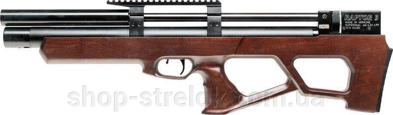 Гвинтівка пневматична Raptor 3 Standard, коричневий від компанії Магазин «СТРІЛОК» - фото 1