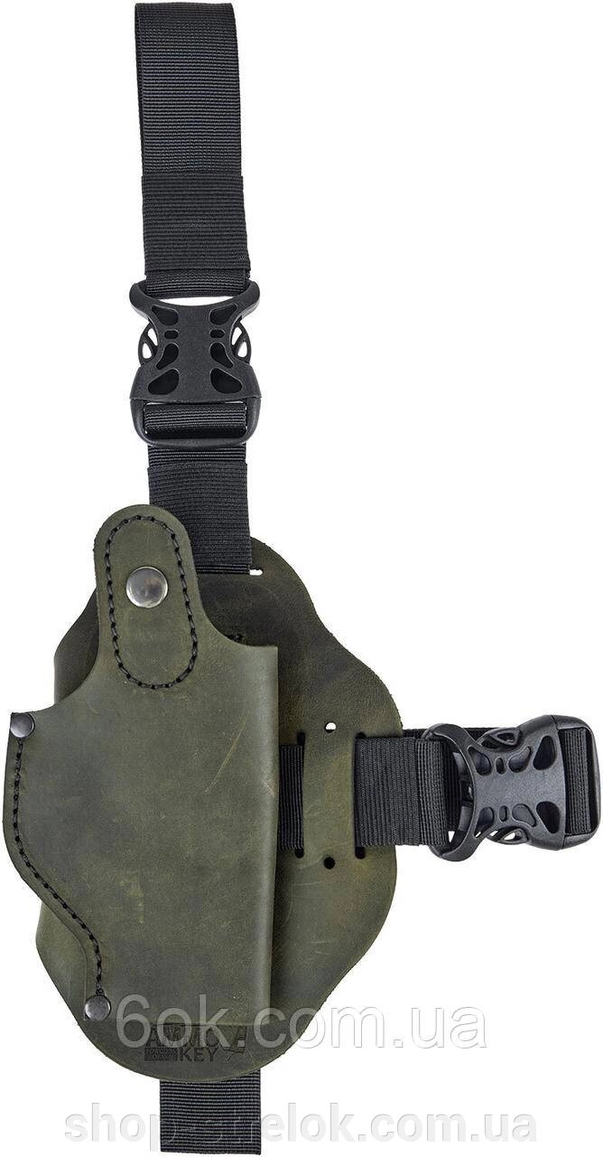 Кобура Ammo Key ILLEGIBLE-1 S Glock 17 Olive Pullup від компанії Магазин «СТРІЛОК» - фото 1