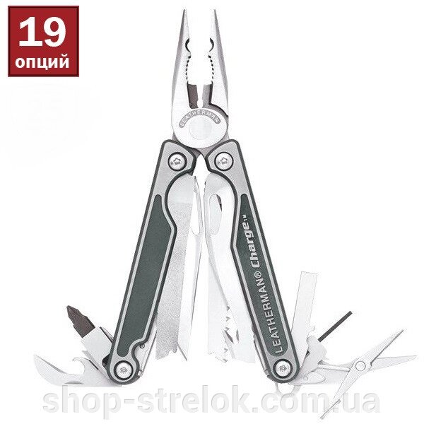 LEATHERMAN Charge TTi, шкіряний чохол, подарункова коробка, дюймові біти з автографом від компанії Магазин «СТРІЛОК» - фото 1